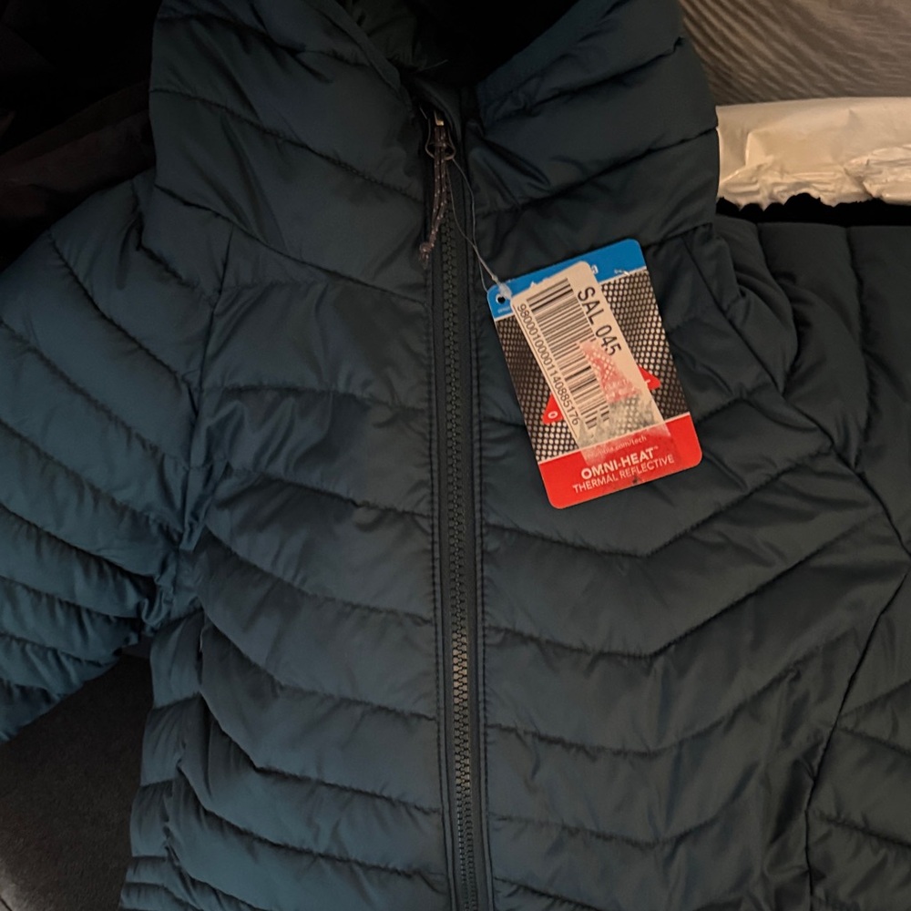 Columbia Dark Teal Quilted Jacket